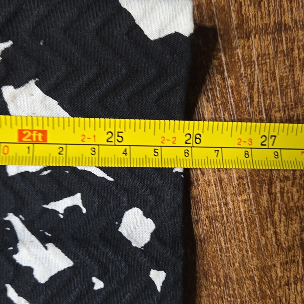 Banana Republic Monochrome Abstract Jacquard Pants Cotton Size 10 - Picture 8 of 9